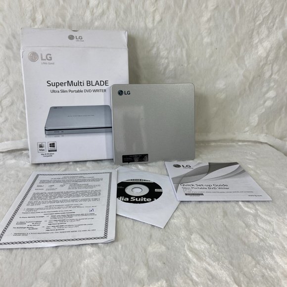 LG AP70NS50 SUPER-MULTI BLADE 8x Portable DVD Rewriter with M-DISC  Mac Windows - Picture 3 of 6
